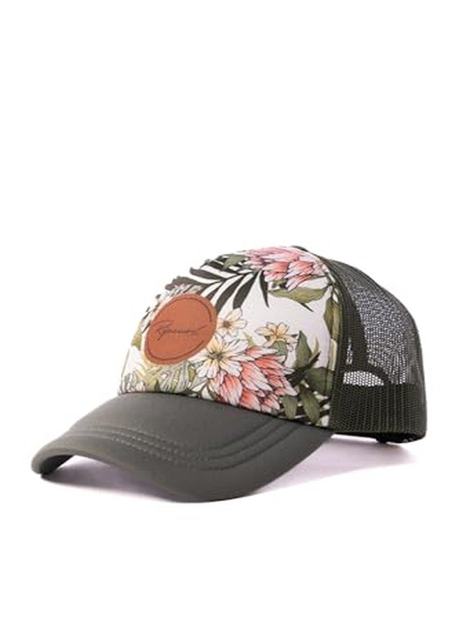 Rip Curl Women's Trucker, Baseball Hat, Lightweight and Breathable Mesh with Adjustable Snapback and Curved Brim for Sun Protection - Image 2
