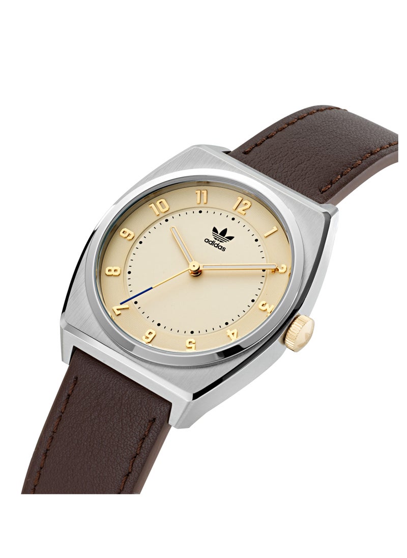 Adidas Adidas Watch Eco Leather Brown Strap  - Image 2