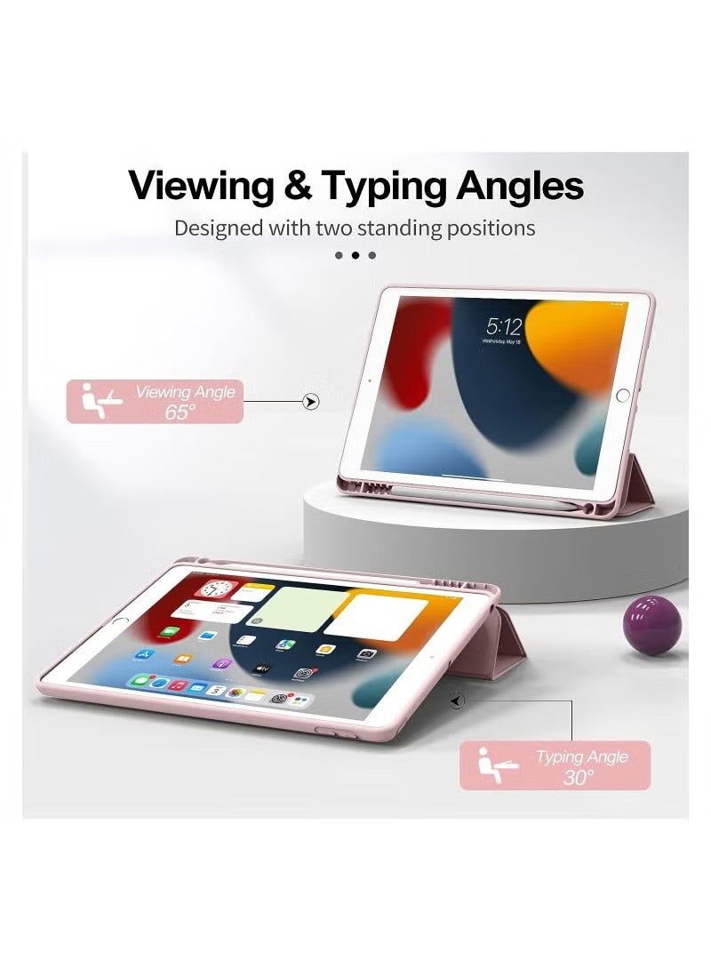 BORTONY iPad 10.2 Case for iPad 9th Generation 2021/8th Gen 2020/7th Gen 2019, Slim Ultra Magnetic Smart Cover Trifold Stand Cover with TPU Soft Back Cover - Image 5