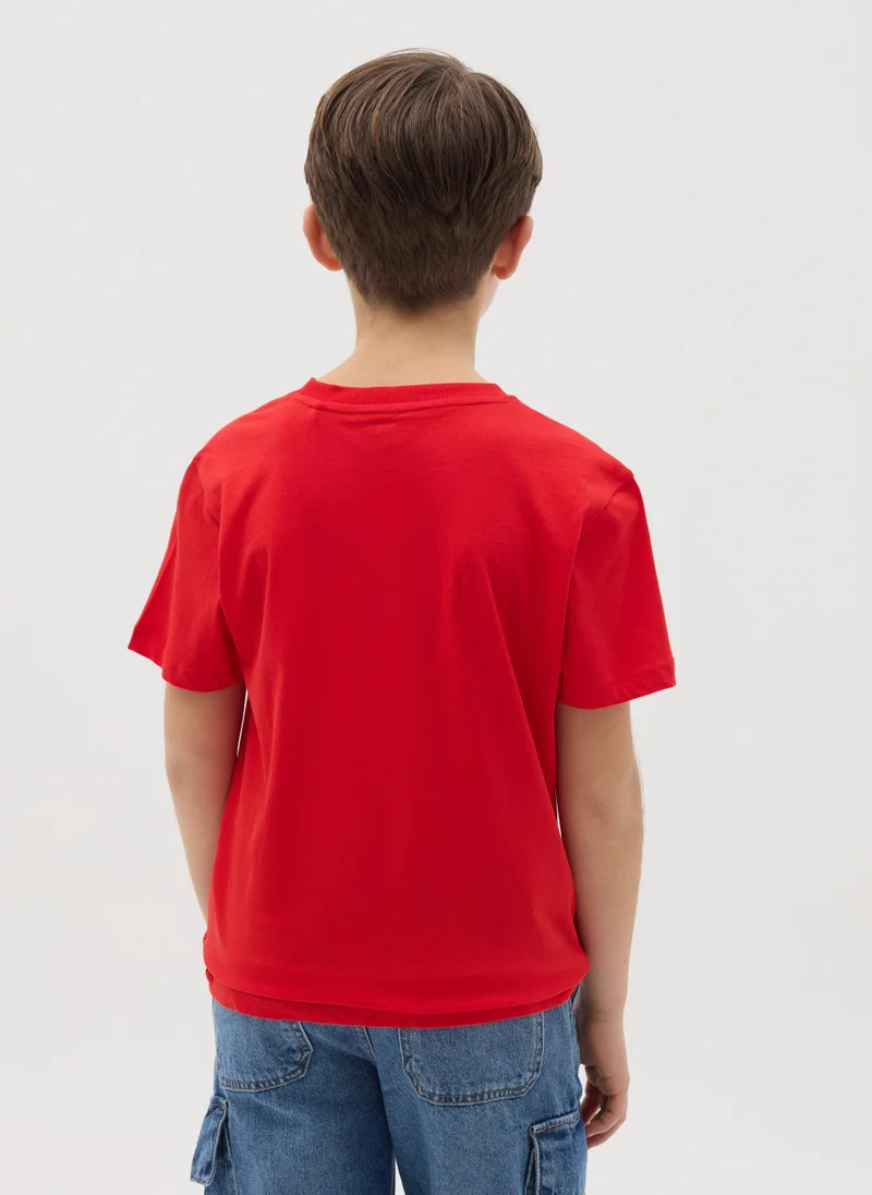 Ovs T-Shirt In  With ''Sportswear University� Print