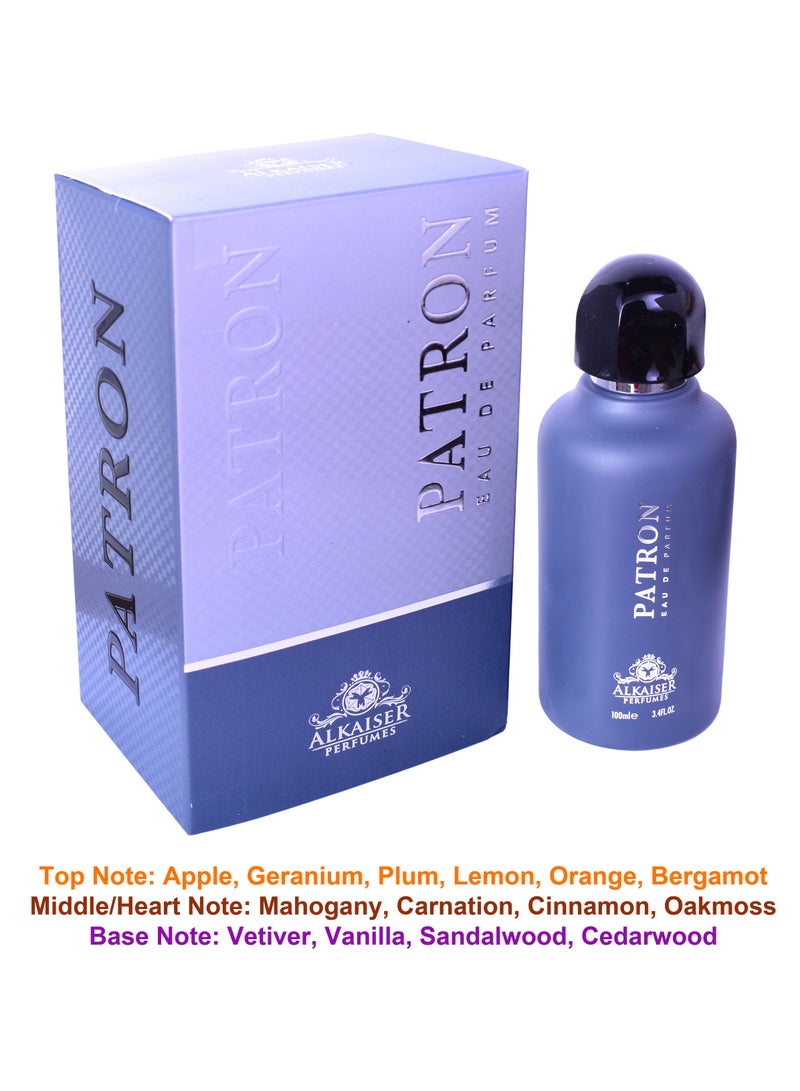 ALKAISER PERFUMES PATRON Eau De Parfum 100ml ALKAISER PERFUMES Captivating Fragrance for Timeless Elegance - Image 3