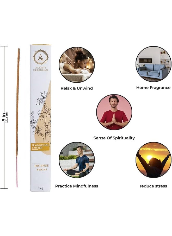 Aakriti Gallery - Incense Sticks Assorted Organic Masala Sticks Set 15 Gram (Set 1) - Image 1