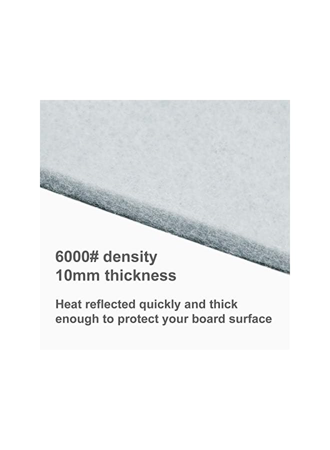 Zaboon حشوة لوح الكي الفاخرة المصنوعة من مادة اللباد الكثيفة للغاية بسمك 10 مم (Feltpad1854) - Image 4