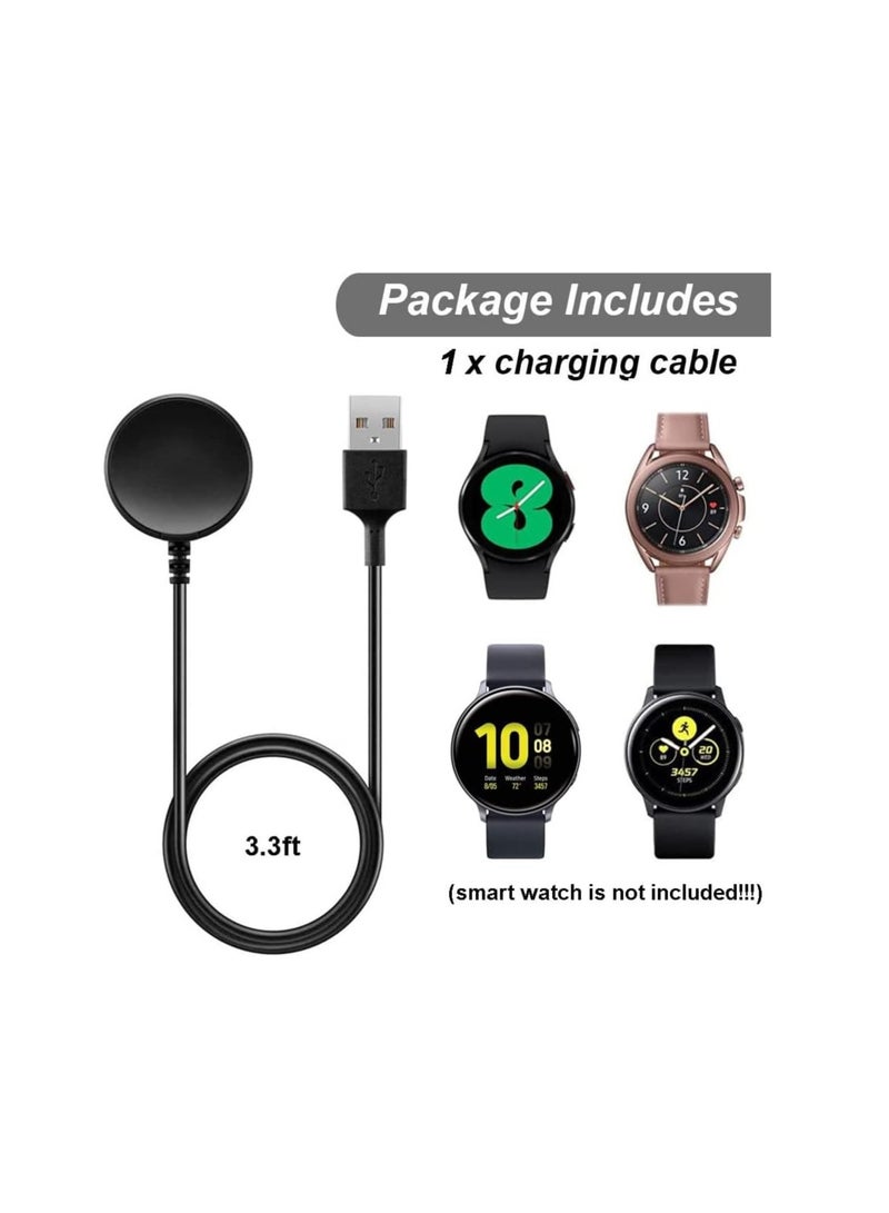 Beauenty 1Pack Charger Cable for Samsung Galaxy Watch 7/6/6 Classic/5/5 Pro/Ultra/FE/ Galaxy Watch 4/3/Active 2/Active Charger Fast Charging - Image 1