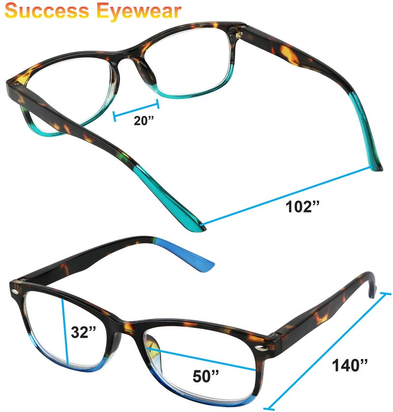 Success Eyewear Reading Glasses Set of 3 Great Value Spring Hinge Readers Men and Women Glasses for Reading +1.75 - Image 3