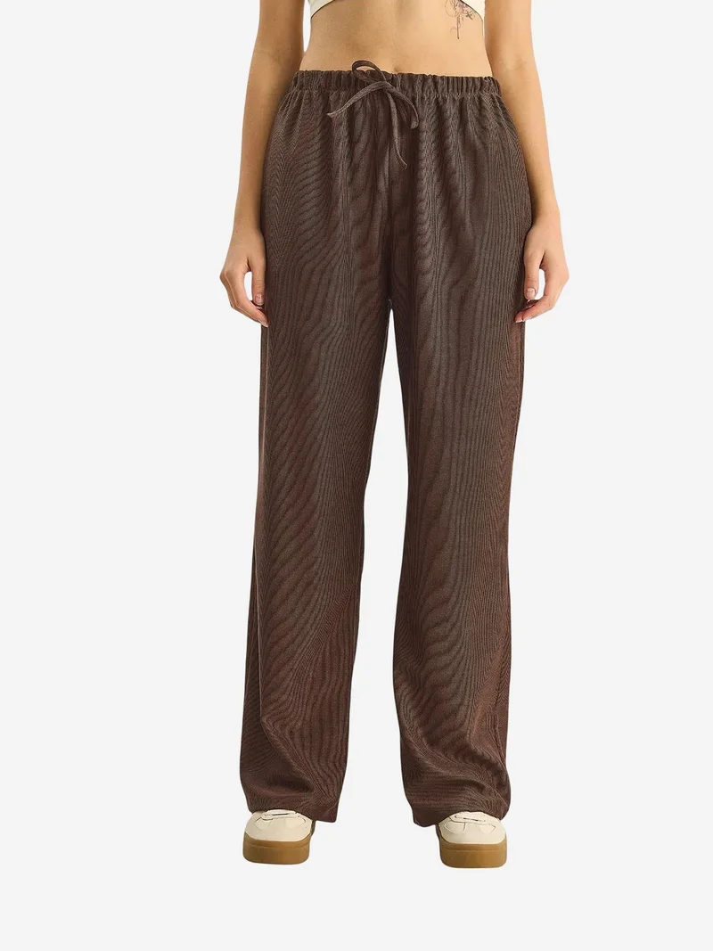 بيانكو لوتشي LUCCI High Waist Wide Leg Pants