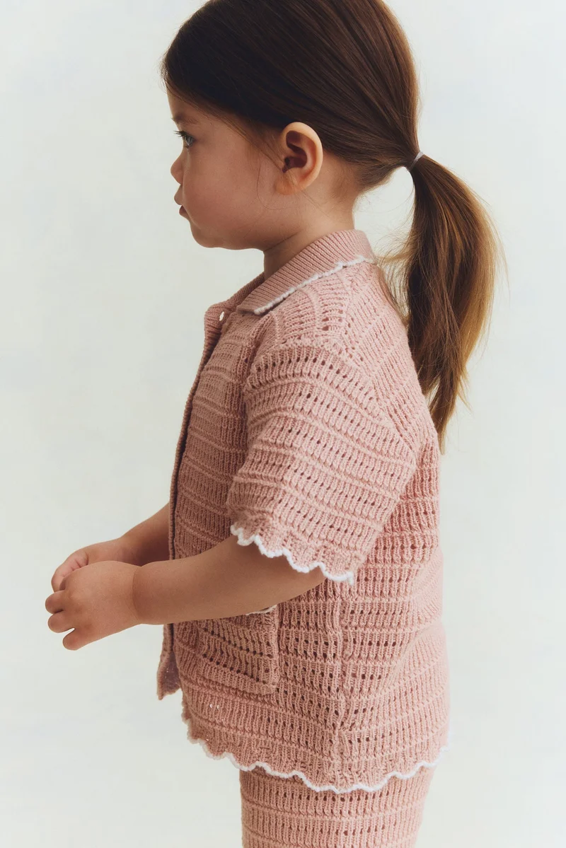 H&M 2-piece crochet-style set