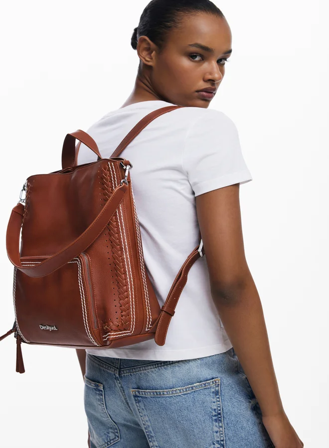 DESIGUAL Medium Braided Backpack