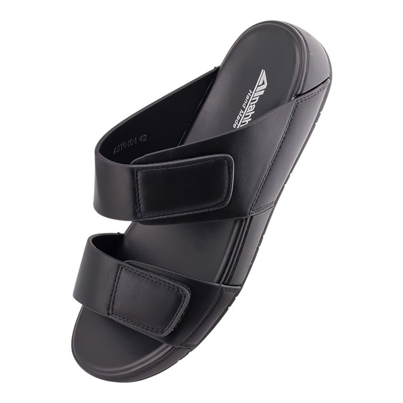 AET A E T Handmade Arabic Sandals For Men | Outdoor Mens Slippers | Everyday Flip Flops Open Toe | Arabic Genuine Leather | New Arabic Design | MultiColor Footbed | Comfortable & LightWeight - Image 3