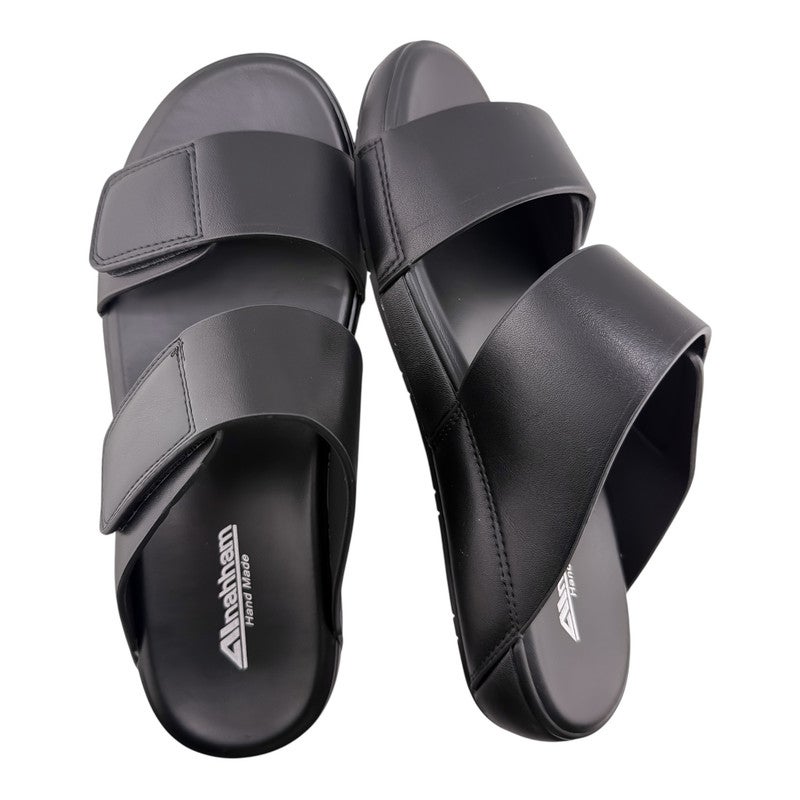 AET A E T Handmade Arabic Sandals For Men | Outdoor Mens Slippers | Everyday Flip Flops Open Toe | Arabic Genuine Leather | New Arabic Design | MultiColor Footbed | Comfortable & LightWeight - Image 2