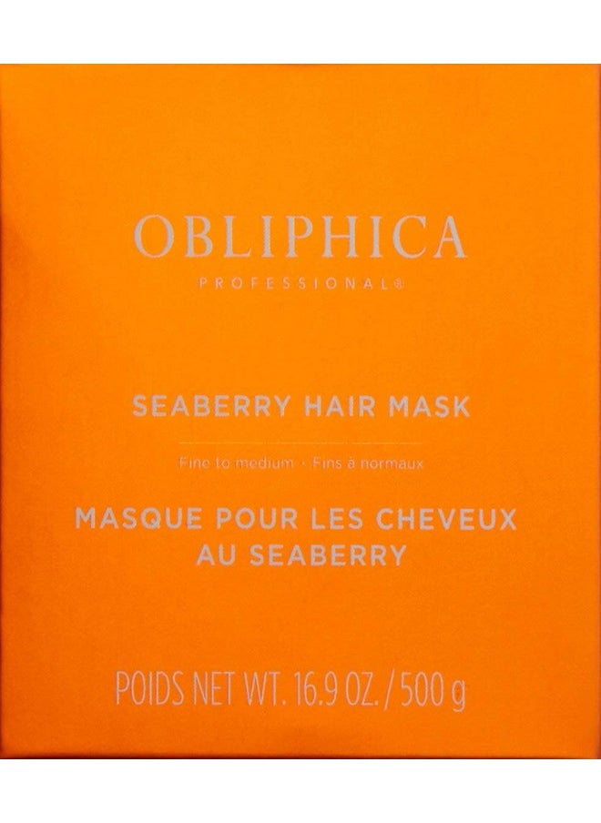 Obliphica Professional Obliphica Seaberry Hair Mask Deep Conditioning Hydrating Treatment For Dry And Damaged Hair Fine Frizzy And Colortreated Hair 1.05 Pound (Pack Of 1)  - Image 4
