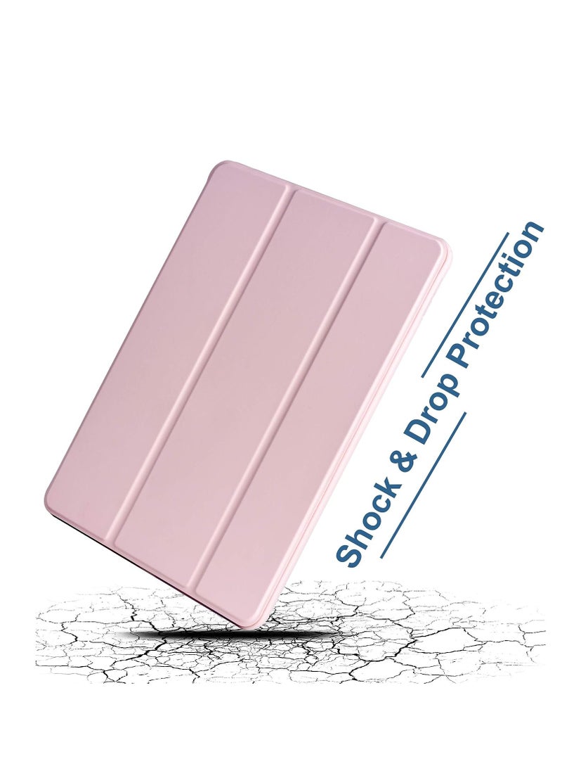 Case for iPad Air 4 generation 10.9 Case (2020) Auto Wake/Sleep Feature Standing Cover, rosegold  - Image 2