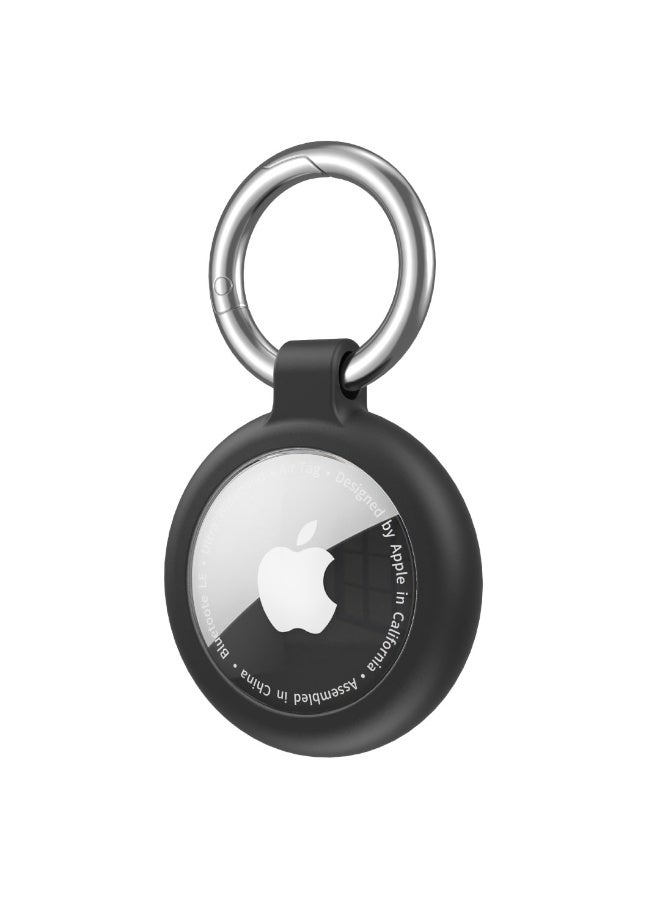 blupebble حافظة سيليكون AirTag مع حلقة مفاتيح Blupebble Aeris – حافظة AirTag واقية ناعمة، غطاء مضاد للخدش، حلقة مفاتيح آمنة، متوافقة مع Apple AirTag، للمفاتيح، المحفظة، الحقائب وأطواق الحيوانات الأليفة - Image 2