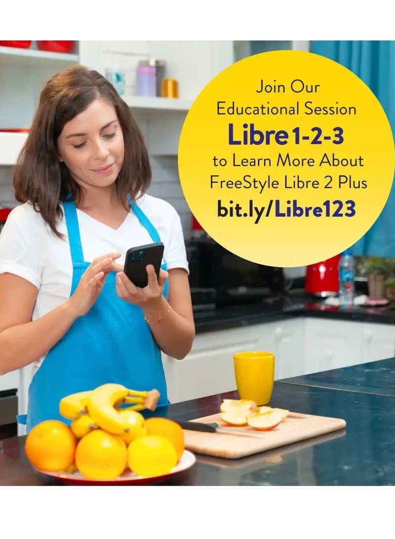 Abbott 2-Pack of  Freestyle Libre 2 Plus Flash Glucose Monitoring System Sensor Kit - Easy to Use 15-Day - Image 4