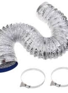 KNP KNP Aluminum Duct with Flexible Hose for Dryer 8 Inch is a Versatile and Durable Component Designed for Efficient Venting of Clothes Dryers.  - Image 2