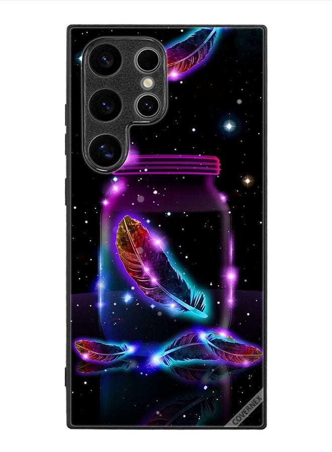 Covernex Protective Case Cover For Samsung Galaxy S24 Ultra Feathers In Jar - Image 1