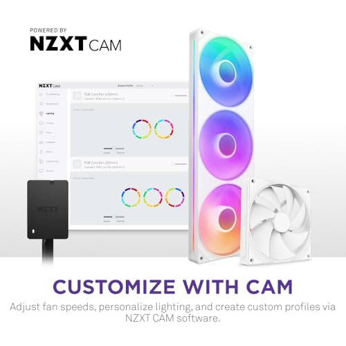 NZXT Control Hub - Digital RGB Lighting and PWM Fan Speed Controller - Control Up to 5 x PWM Fans or 4 x NZXT Single-Frame Fans - Powered by NZXT CAM Software - Image 5