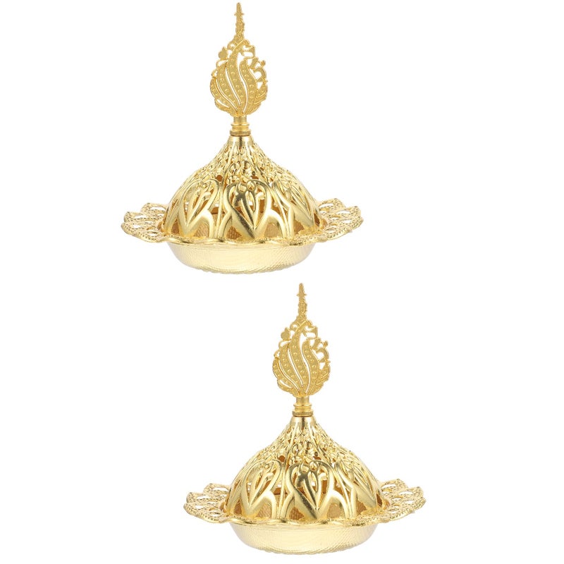 2pcs Incense Burner Incense Cone Holder Hollow Incense Cone Stand Indoor Incense Holder - Image 1