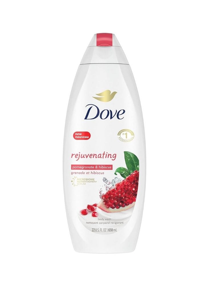 Dove Rejuvenating Body Wash – Pomegranate & Hibiscus Nourishing Cleanser - Image 1
