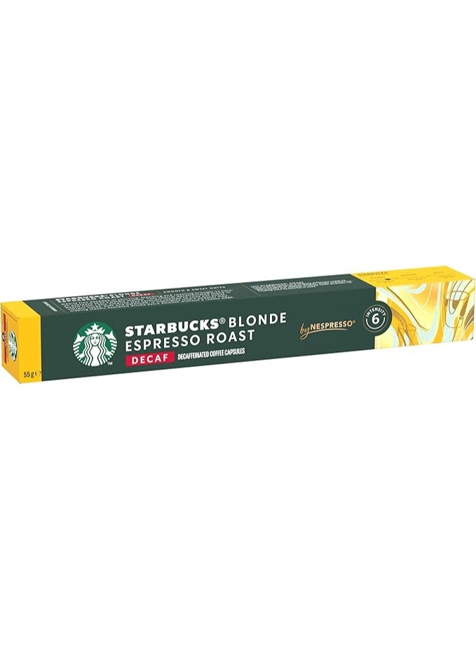 ستاربكس نسبرسو بلوند إسبريسو محمص منزوع الكافيين ١٠ كبسولات ٥٥ جرام - Image 2