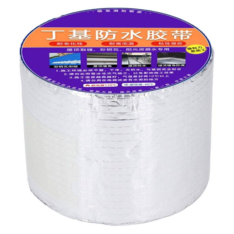 Aluminum Alloy Foil Tape 100mm x 10m Heavy Duty Sealing Strong Adhesive Waterproof - Image 4