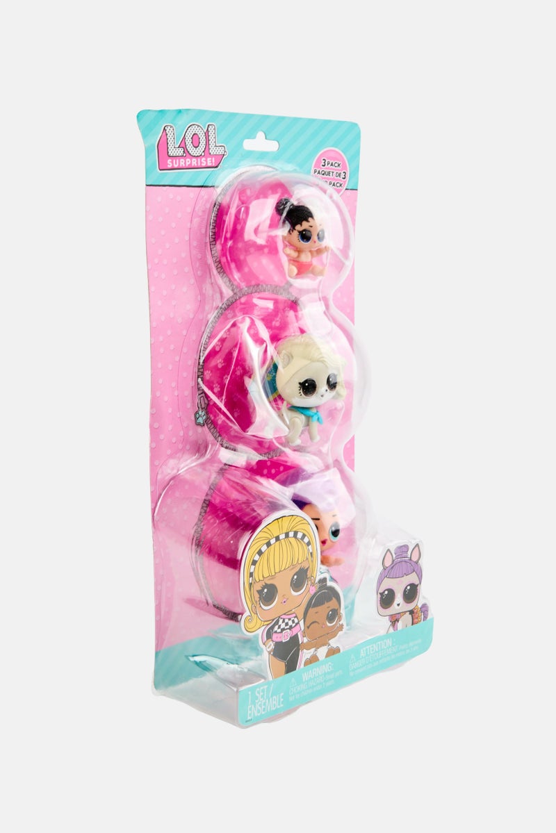 L.O.L. Surprise! 3 Pcs Sur-Fur Puppy And Lil Heartbreaker With Cute little Doll  - Image 4