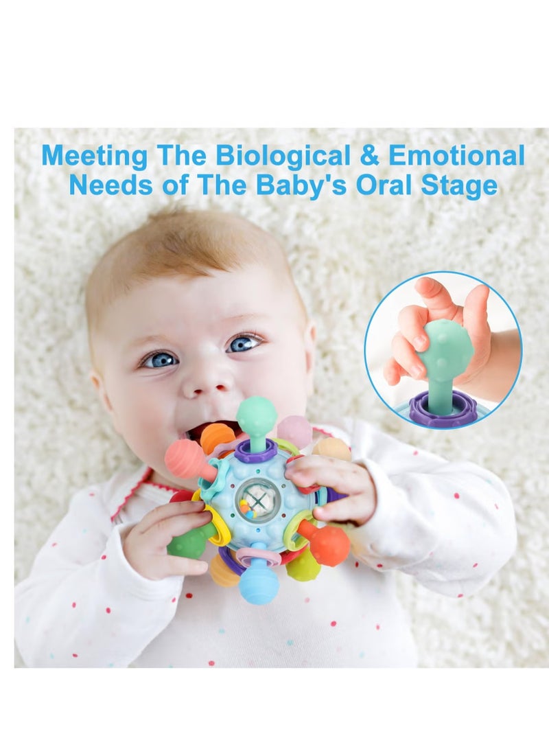 Baby Montessori Sensory Toys for 0-6 6-12 Months, Food Grade Teething Toys for Babies 0 3 6 9 12 18 Months, Newborn Infant Learning Developmental Toys Gifts for 1 2 Year Old Boys Girls - Image 2