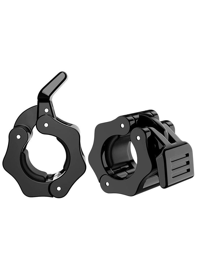 Y&D Barbell Clamps Collars, Quick Release Pair of Locking Professional Weight Locks Collar Clips Great for Workout, Weightlifting, Fitness, Strength Training  - Image 1
