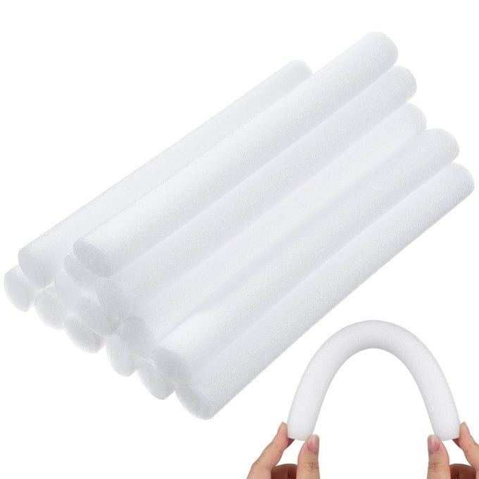14PCS ANTI SLIP SLIPCOVER FOAM GRIPS TUCKS KEEP SLIPCOVERS IN PLACE STRETCH FOAM STICK WHITE NON SLIP FOAM STICK FOR SOFA COUCH COVER