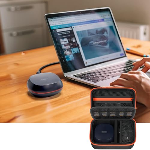 ANKHOH Case Compatible with SanDisk 8TB 4TB Desk Drive SSD/for External Solid State Hard Drive, Memory Card SD Cards and Charger, USB Cables Storage Holder Organizer(Box Only)(Black) - Image 5
