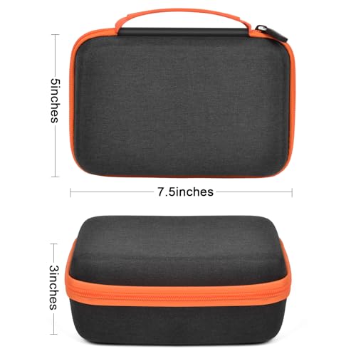 ANKHOH Case Compatible with SanDisk 8TB 4TB Desk Drive SSD/for External Solid State Hard Drive, Memory Card SD Cards and Charger, USB Cables Storage Holder Organizer(Box Only)(Black) - Image 4