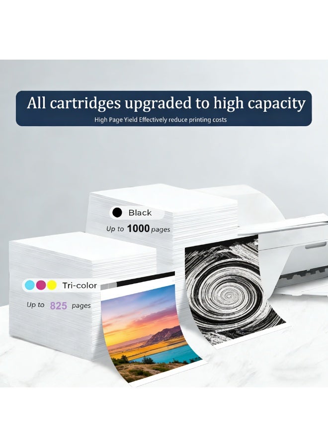 925e 925xl for Compatible Ink Cartridge Replacement for HP 925 925e, for HP Officejet Pro8120 Series 8130 Series OfficeJet Pro 8120e 8122e 8124e 8125e （4-Pack） - Image 3