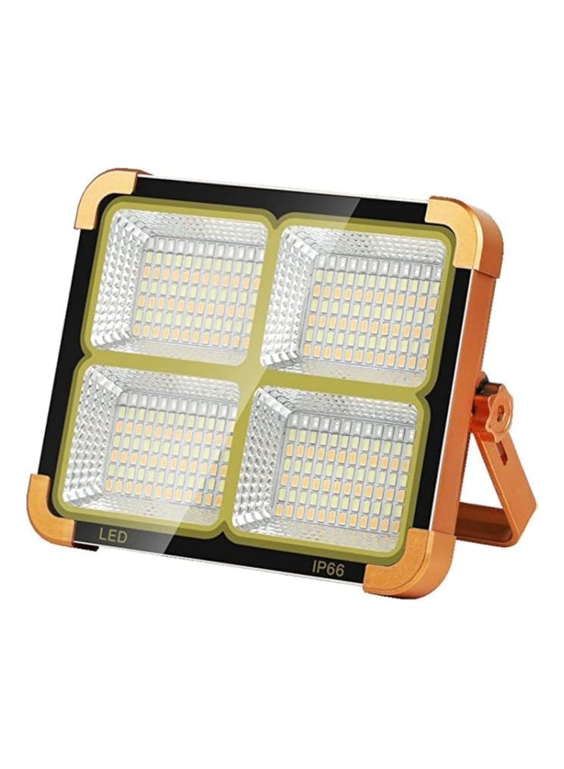 Solar Powered Rechargeable Camping Lantern, USB Port, Portable LED Light - Image 1