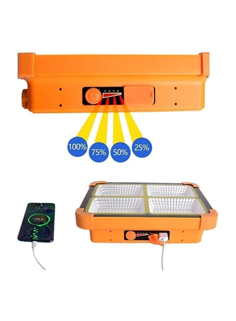 Solar Powered Rechargeable Camping Lantern, USB Port, Portable LED Light - Image 3