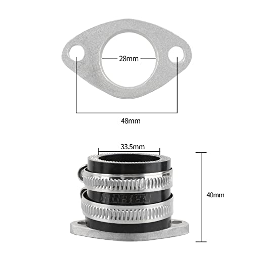 nibbi Racing Parts Motorcycle Replacement Parts Manifold CG Intake Manifold Engine Connector Modified Manifold Adapter For Motorcycle Motorcross Dirt Bike CG 125 150 - Image 3