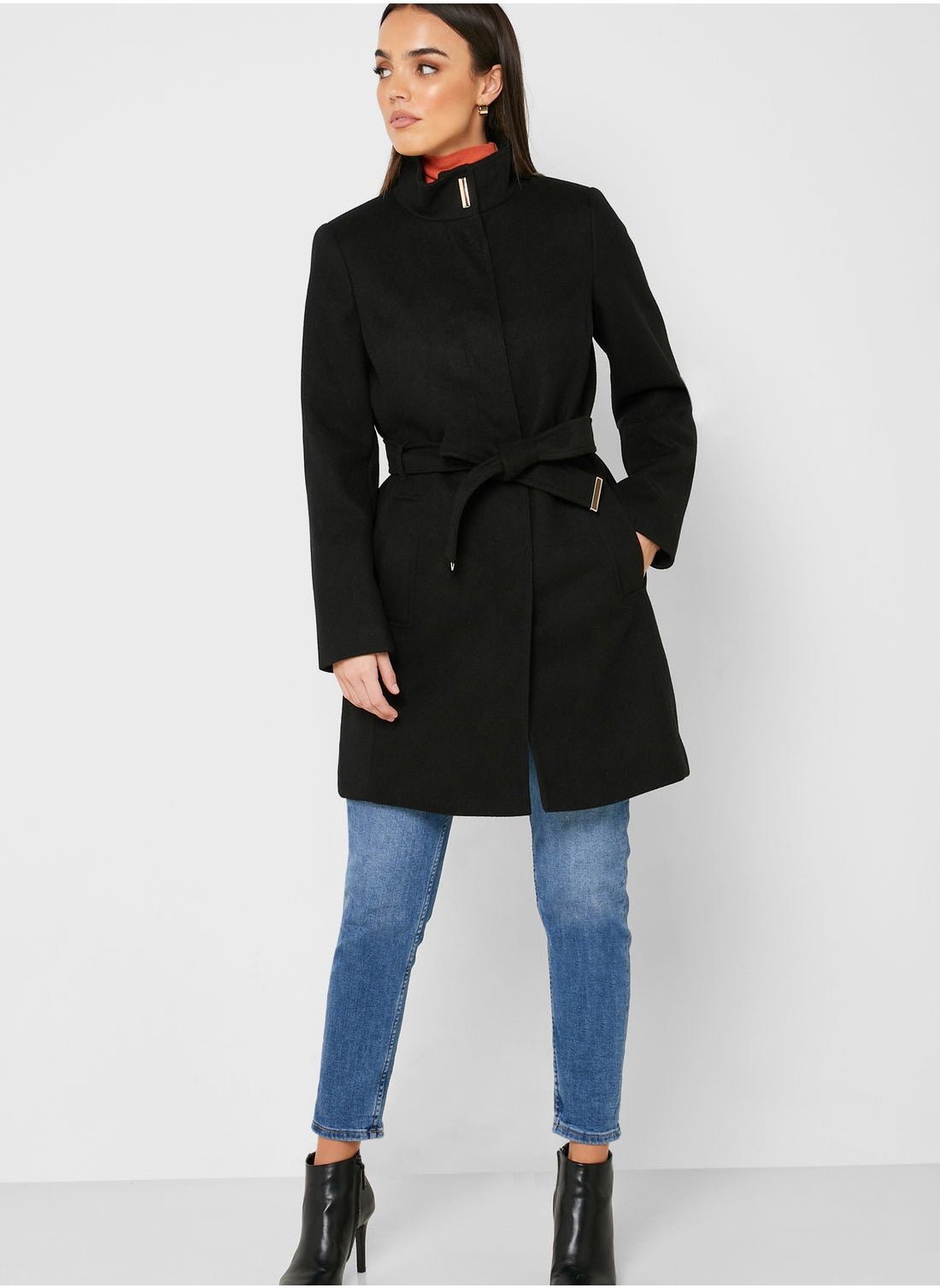 Dorothy perkins hotsell funnel neck coat