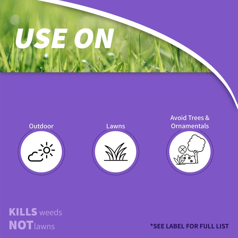 Bonide Chickweed, Clover and Oxalis Killer, 16 oz Concentrate, Controls Weeds and Roots without Harming Lawn - Image 2