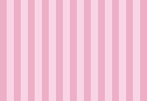 Laeacco Pink Stripes Backdrop 10x65ft Photography Background Pastel Pink Striped Background Birthday Party Decor Banner Princess Girls Baby Shower Decor