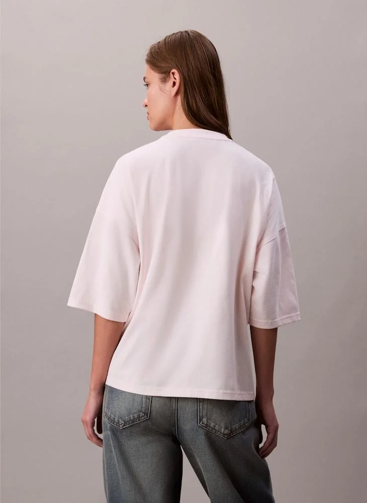 Calvin Klein Jeans Logo Crew Neck Oversize T-Shirt