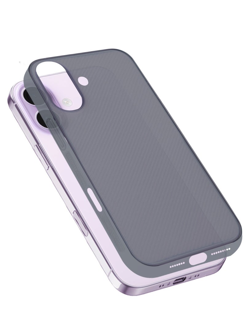 2 Packs Case Cover for iPhone 17 - Sturdy Durable Ultra-Thin Case - Air Skin Line Design Transparent Back Cover - Drop Protection Cover with 3D Screen Protector - MidnightBlue - Image 5