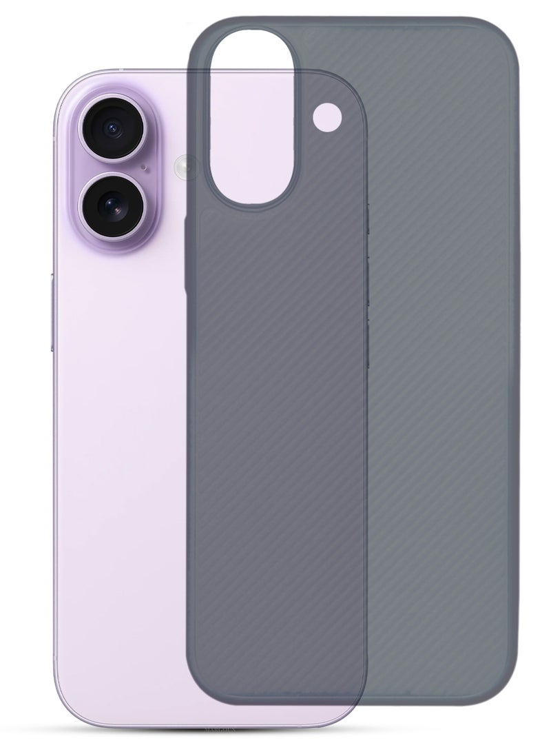 2 Packs Case Cover for iPhone 17 - Sturdy Durable Ultra-Thin Case - Air Skin Line Design Transparent Back Cover - Drop Protection Cover with 3D Screen Protector - MidnightBlue - Image 2