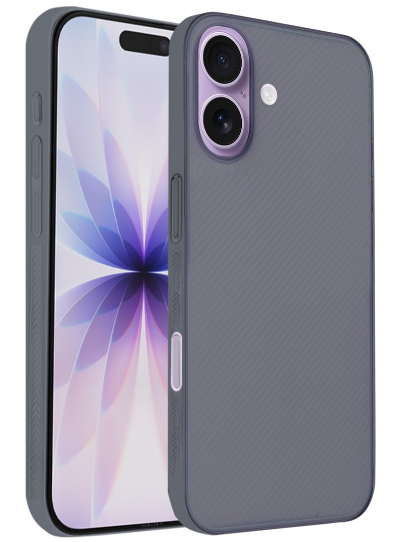 2 Packs Case Cover for iPhone 17 - Sturdy Durable Ultra-Thin Case - Air Skin Line Design Transparent Back Cover - Drop Protection Cover with 3D Screen Protector - MidnightBlue - Image 4