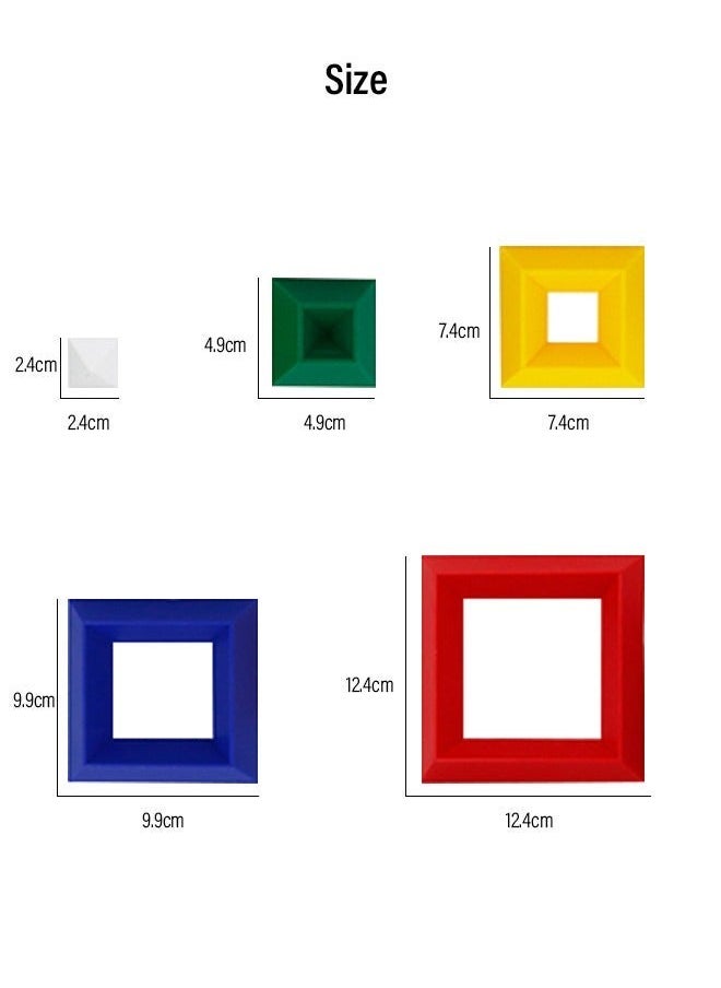 Building Blocks Stacking Toys for Kids Stacker Toy 3D Puzzle Stem Pyramid Speed Cube, Creative Educational Preschool Learning Block