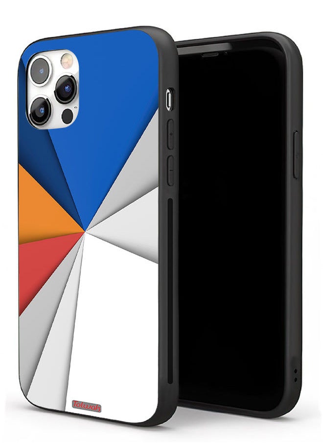 Tolwak Apple iPhone 11 Pro Max Protective Case Material Matches Abstract Art  - Image 1