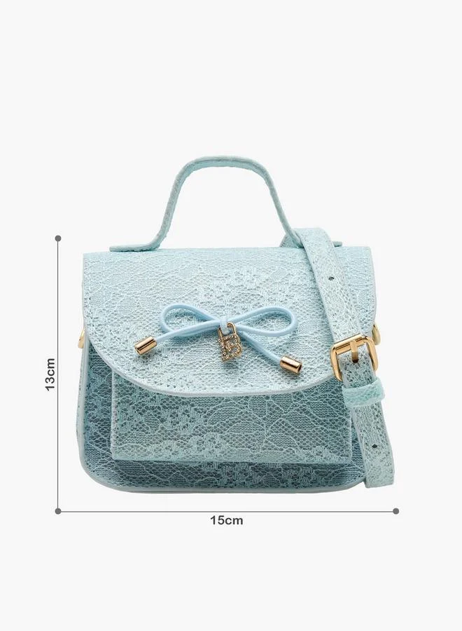 Flora Bella By Shoexpress Flora Bella Bow Accent Crossbody Bag with Detachable Strap Ramadan Collection