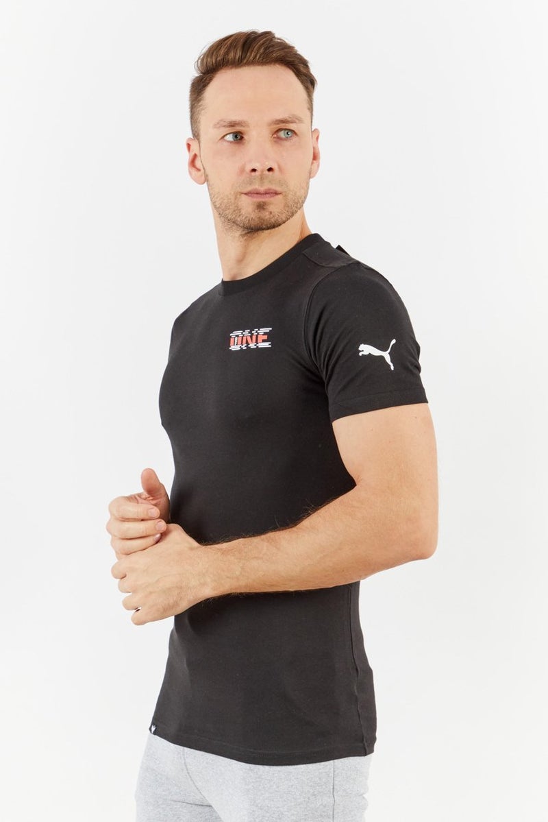 PUMA Men Regular Fit Short Sleeve Outdoors T-shirts, Black - Image 2