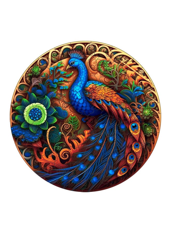 Hot Irregular Round Bird Shaped Animal Wooden Adult Puzzle Toy Independent Station Wholesale-Color:S-carton-H162 - Image 1