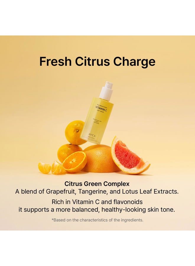 Avca Vitamin C Brightening Serum 100ml(3.38 fl. oz) – Niacinamide Dark Spot & Even Tone, Antioxidant Face Serum for Dull Skin, K-Beauty, Fragrance-Free - Image 4