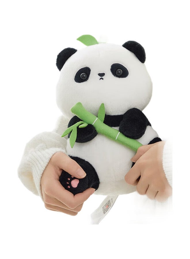 Miniso دمية باندا جالسة من مينيسو، لعبة محشوة، وسادة، هدية للأطفال، للأصدقاء، هدية عيد ميلاد للنساء - Image 1