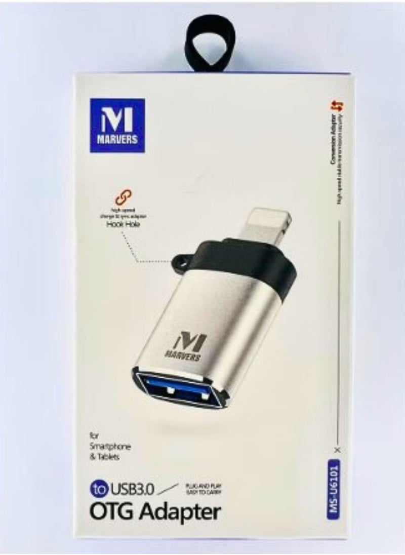 MARVERS - Effortlessly Transfer Data iPhone To USB 3.0 OTG Adapter Compact And Portable - Image 1
